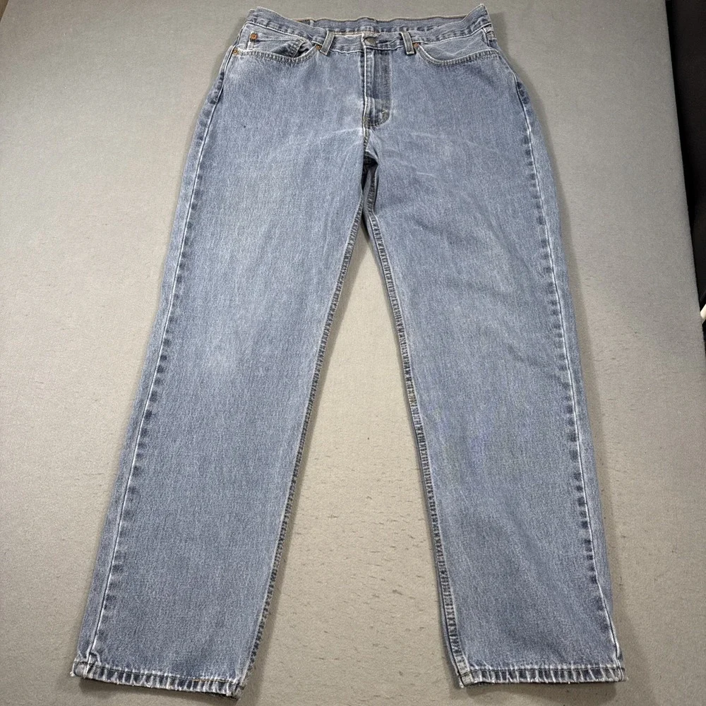 Levi's 550 Jeans Mens Size 36/34 Blue Relaxed Tapered 100% Cotton